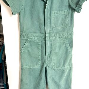 Kids Hey Gang Green Coverall Jumpsuit 6/7